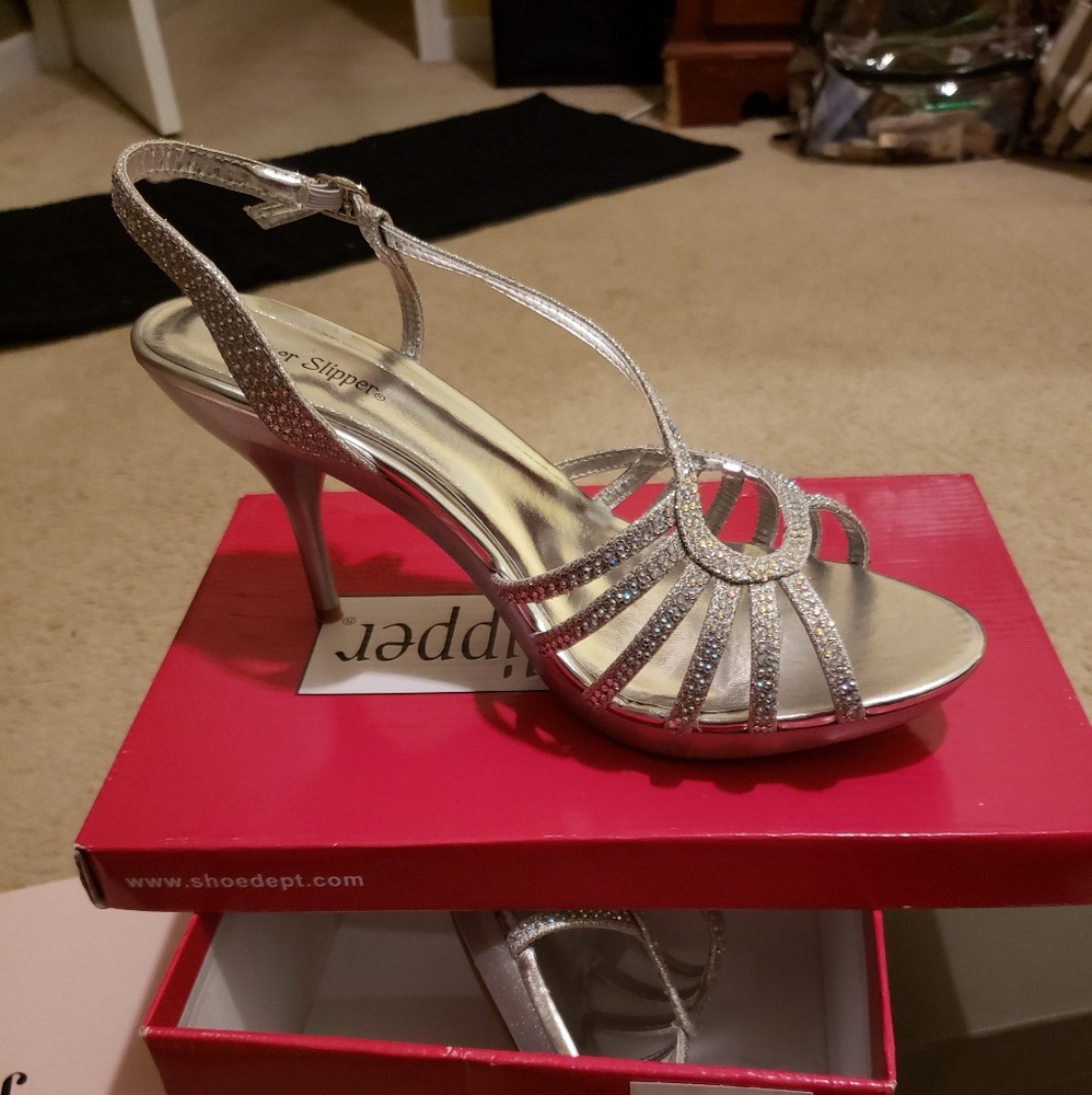 Silver heels